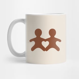 Gingerbread People in Love Mug